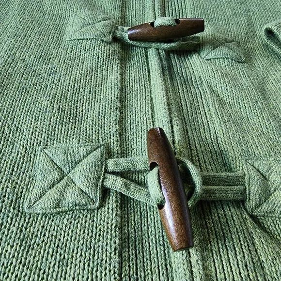 Tyler Boe Cotton Wool Blend Long Line Zipper Front Cardigan Sweater - Picture 6 of 16